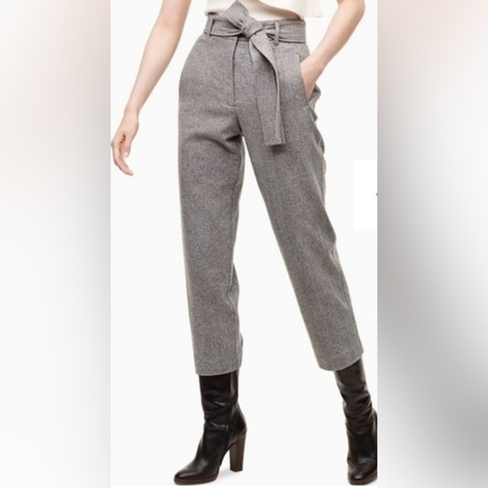 Aritzia Wilfred Cropped Trouser Size 8
